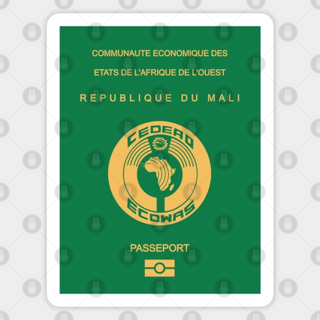 Mali passport Magnet by Travellers